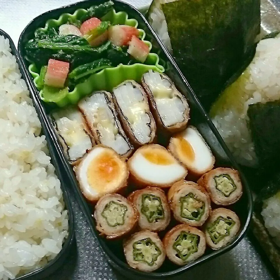 Snapdishの料理写真:旦那さんお弁当|きぬよさん