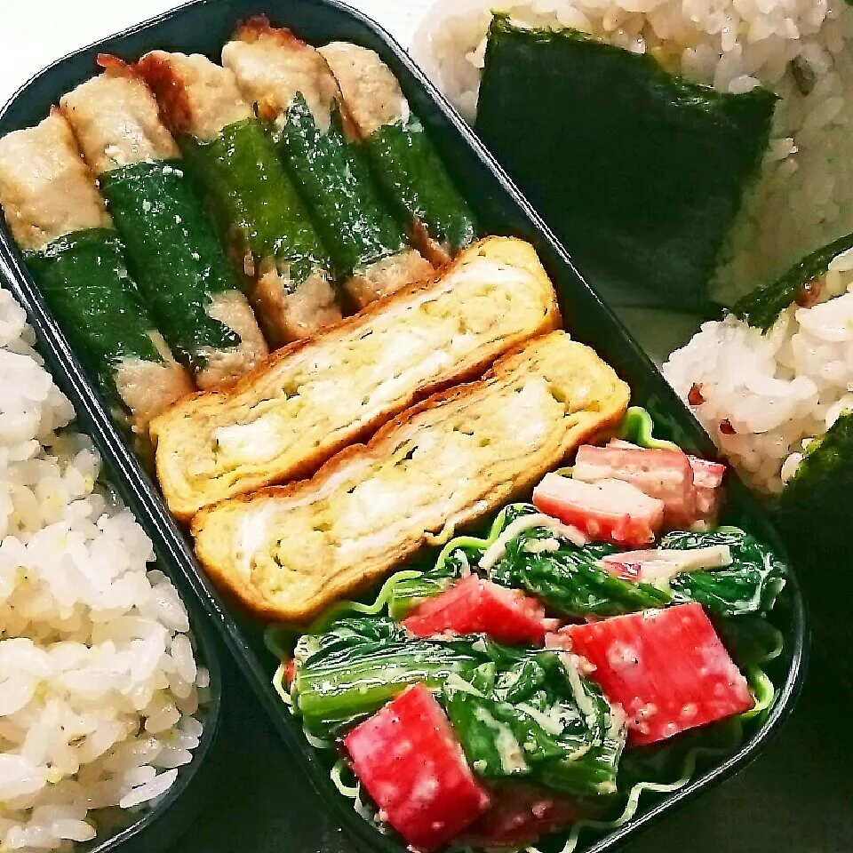 Snapdishの料理写真:旦那さんお弁当|きぬよさん