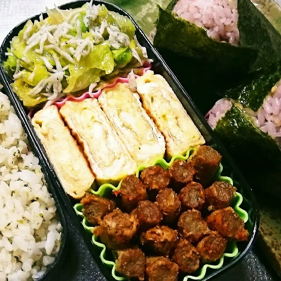 Snapdishの料理写真:旦那さんお弁当|きぬよさん