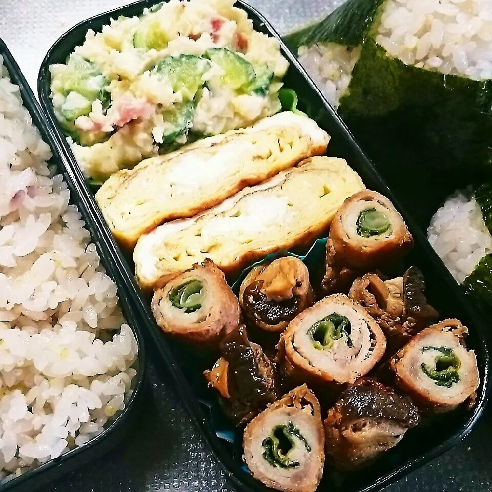 Snapdishの料理写真:旦那さんお弁当|きぬよさん