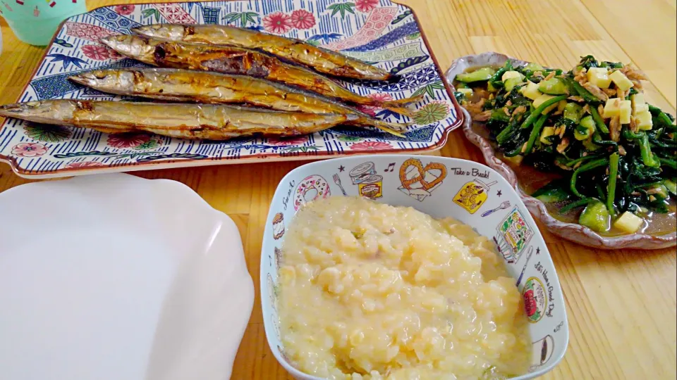 さんま☆おじや☆ほうれん草とツナチーズの和え物|みぽりんさん