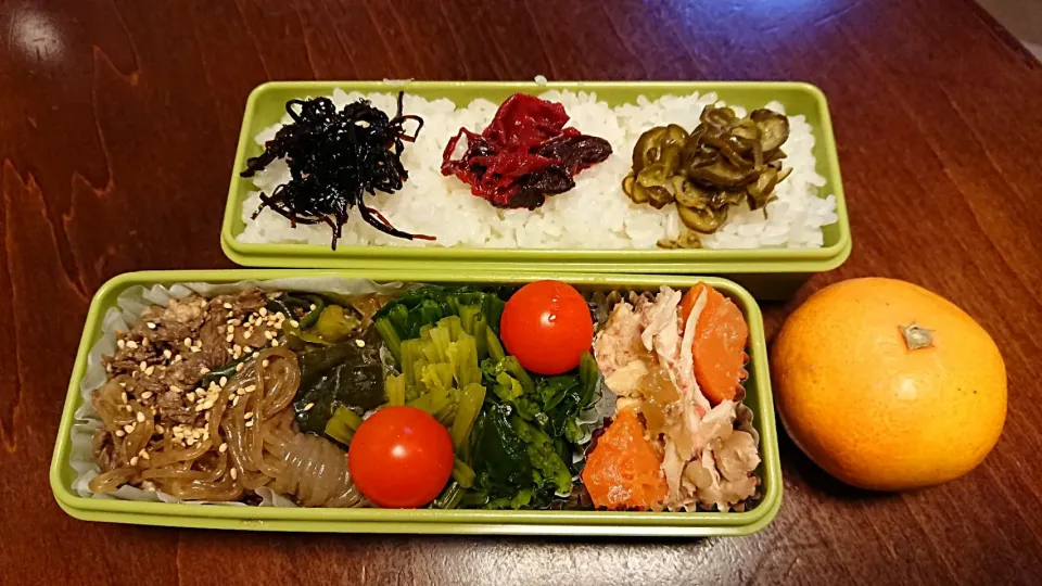 Snapdishの料理写真:すき焼き弁当
 #今日のお弁当|りょーさん