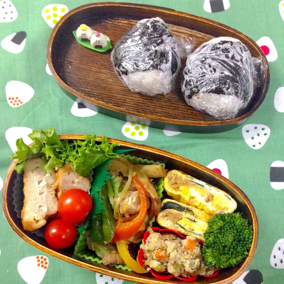 今日のお弁当😊 #わっぱ弁当  #地味弁当  #夫弁当  #onigiriaction|naonaomimichanさん