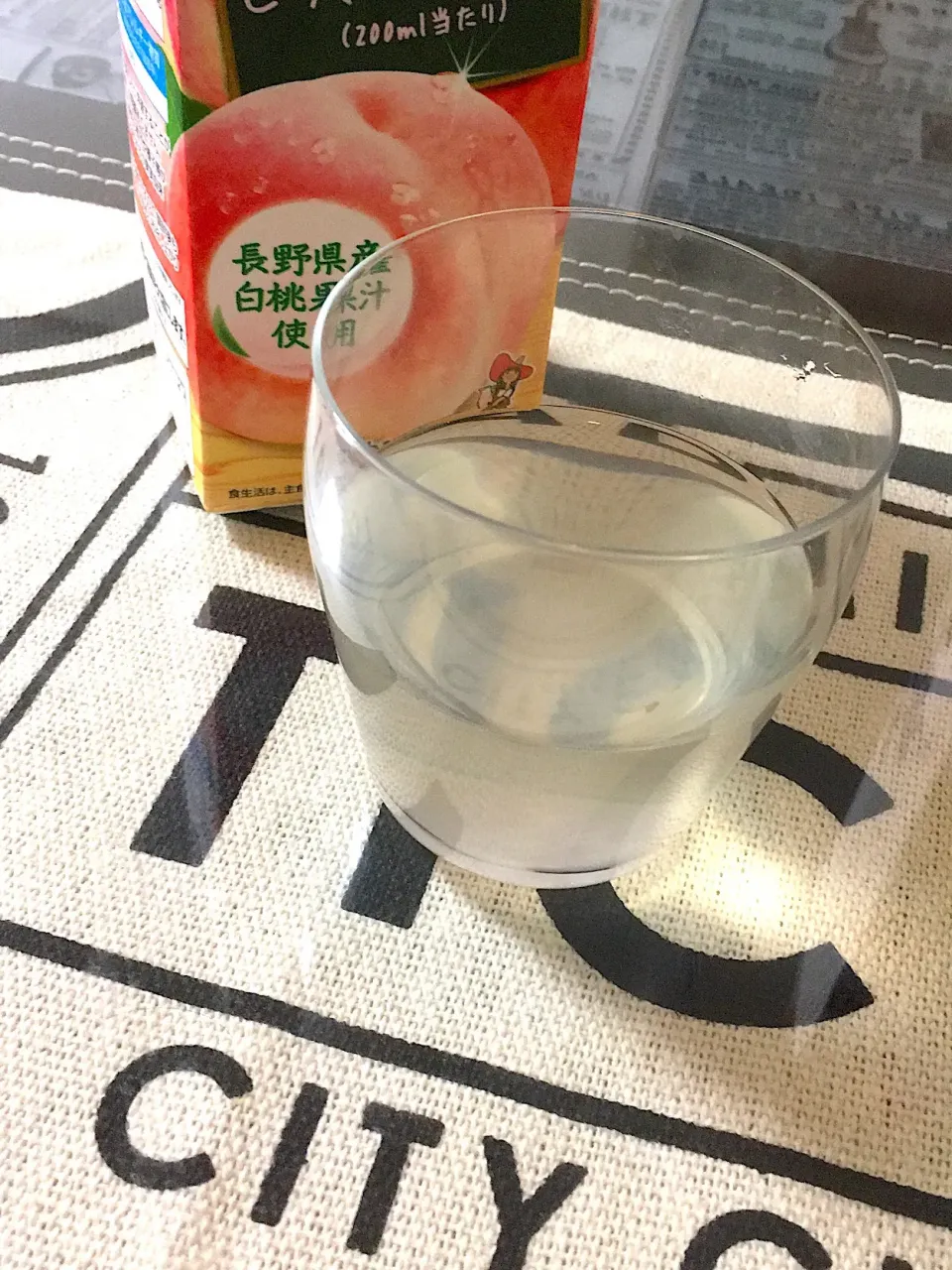 日本酒の桃割り|ㄘャいさん