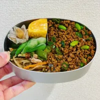 Snapdishの料理写真:作り置きドライカレーズボラ弁当|shugoさん