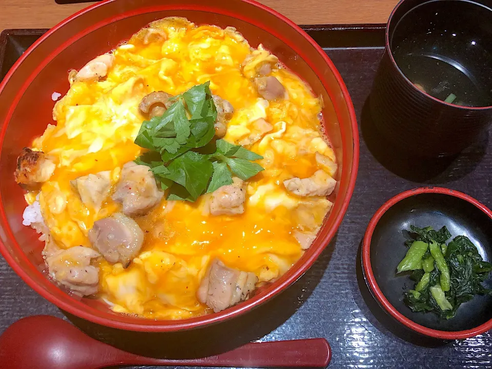 比内地鶏ゆず塩親子丼#秋葉原|向日葵sunさん