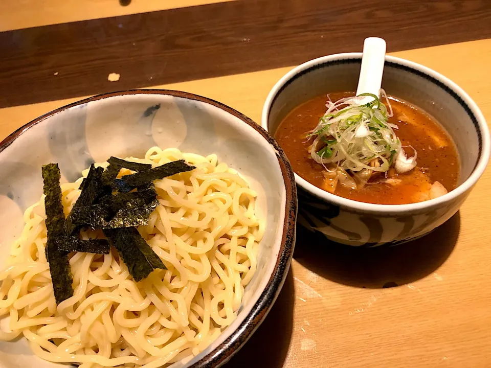 鯛と飛魚(アゴ)だしの醤油つけ麺、大盛|buhizouさん