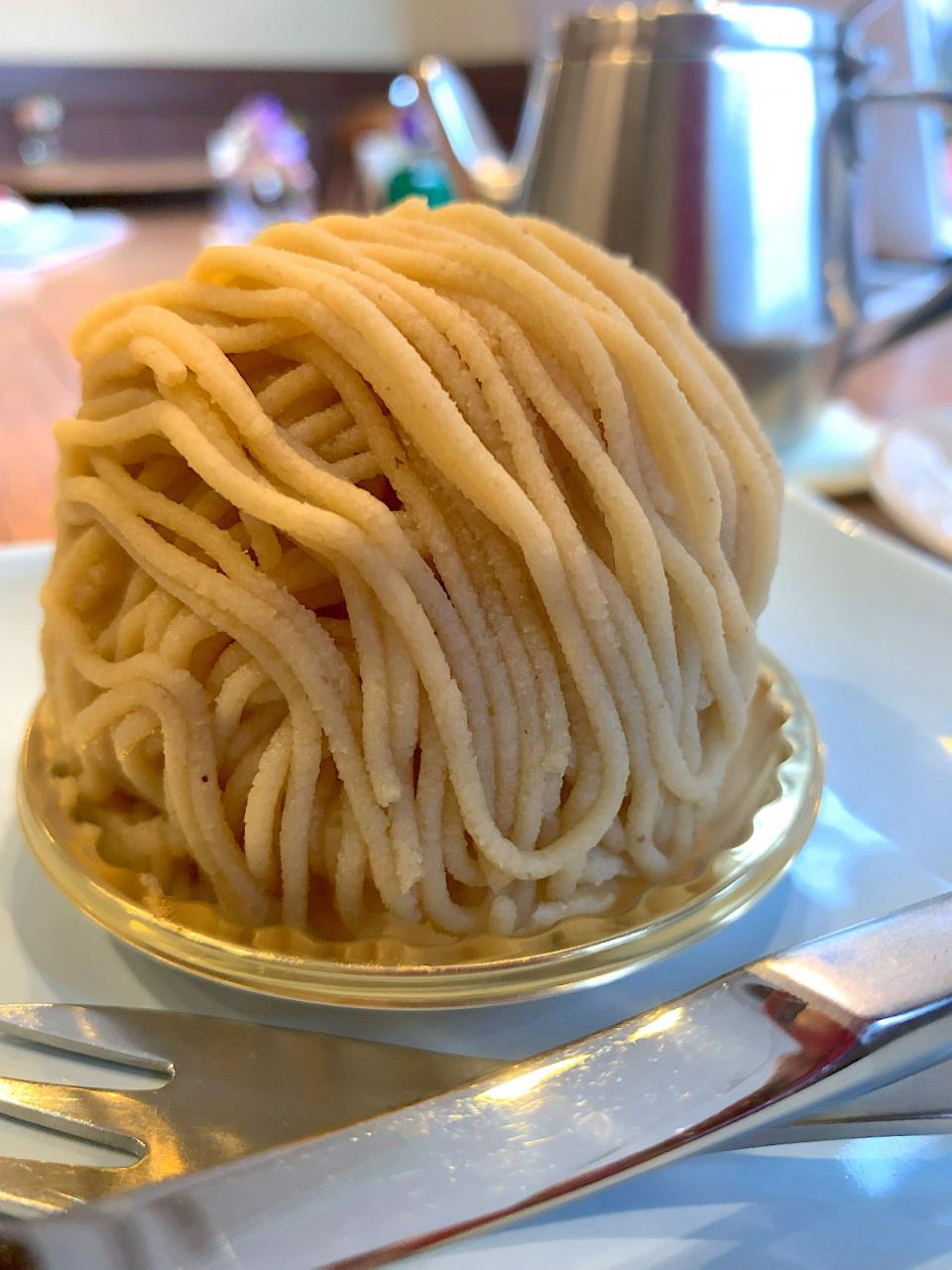 モンブラン  #卯屋  #掛川 #栗