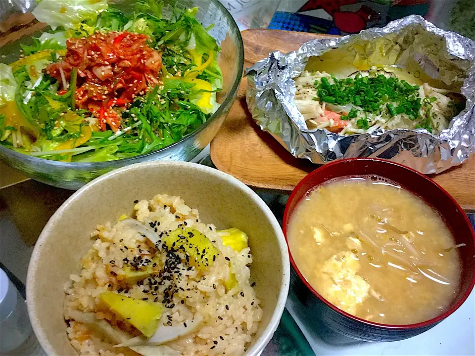 Snapdishの料理写真:なんでもない日のちょっと豪華な晩ご飯|AyuChさん