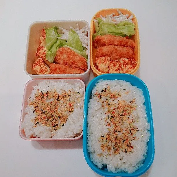 Snapdishの料理写真:11/20(火)の二人弁当🍱|ふみぃさん