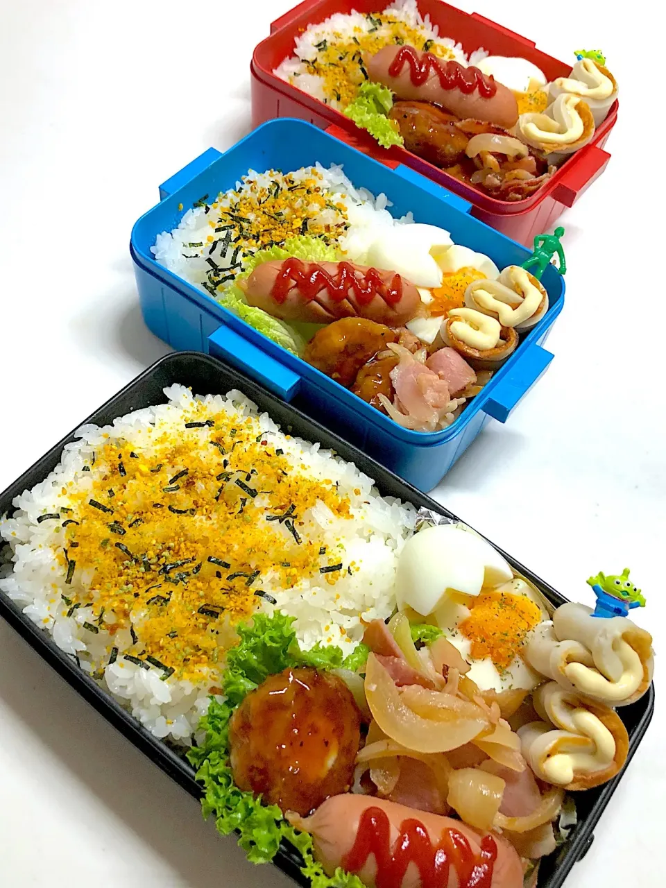 Snapdishの料理写真:今日のお弁当🍱|三姉妹のママさん