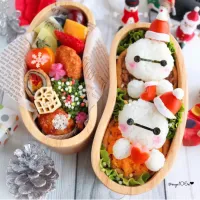 ベイマックスのクリスマス弁当🎄