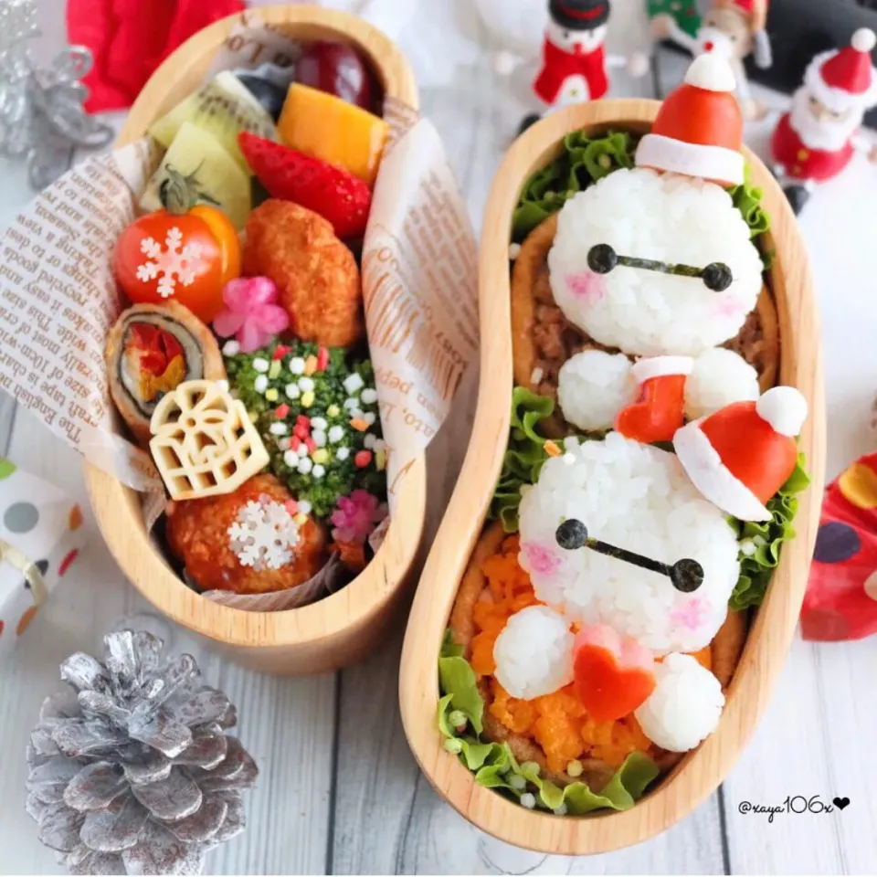 ベイマックスのクリスマス弁当🎄|あーたんさん