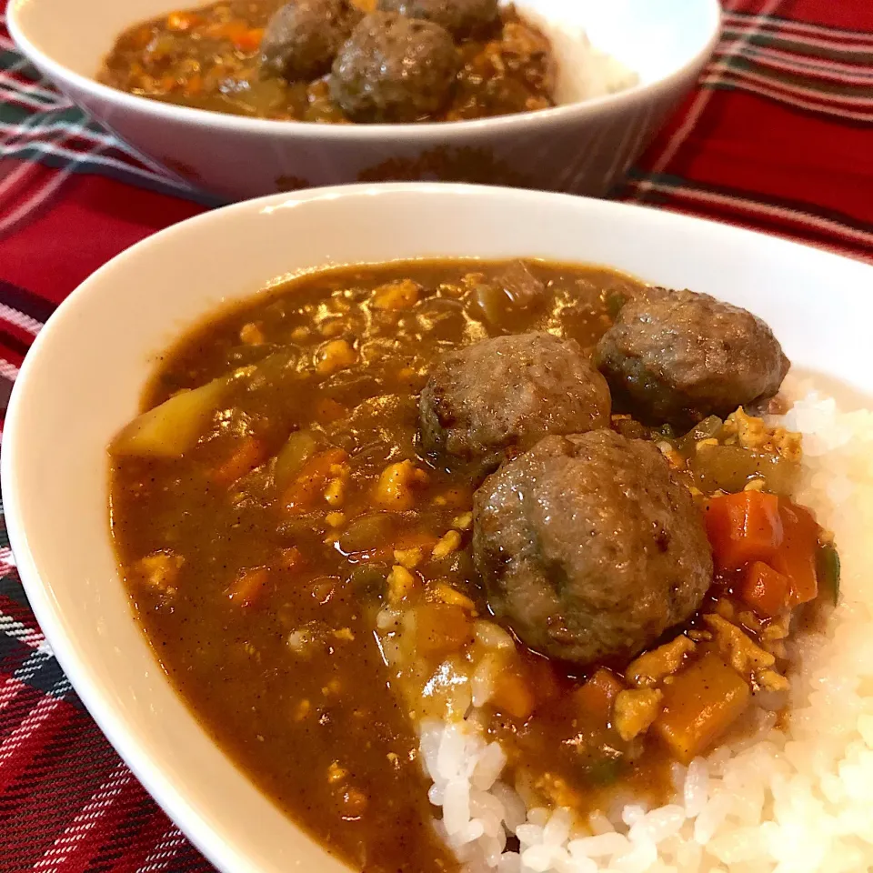 今日の夜ご飯★ミートボールカレー|emichococo625さん