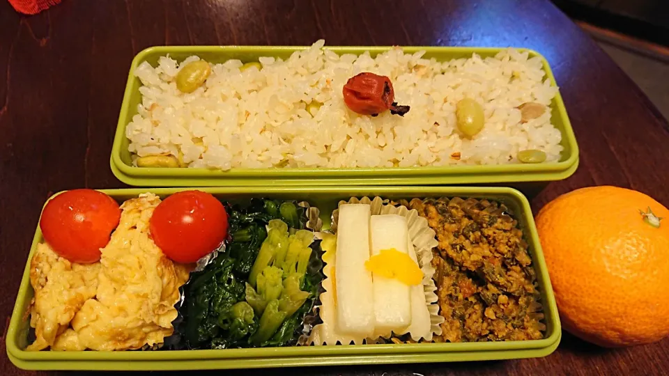 ハマチ炊き込みご飯弁当
 #今日のお弁当|りょーさん