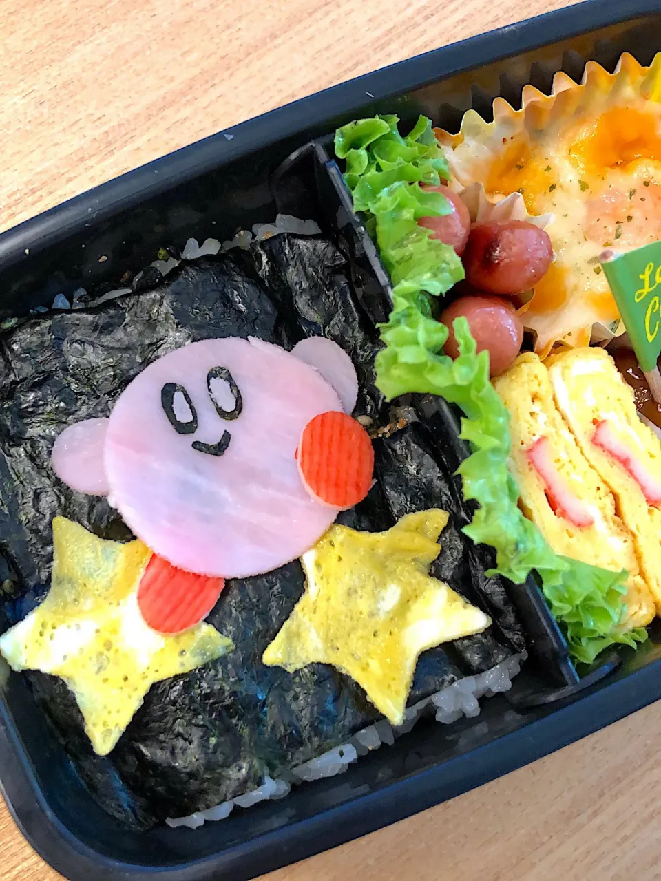 Snapdishの料理写真:星のカービ弁当|奥泉いづみさん