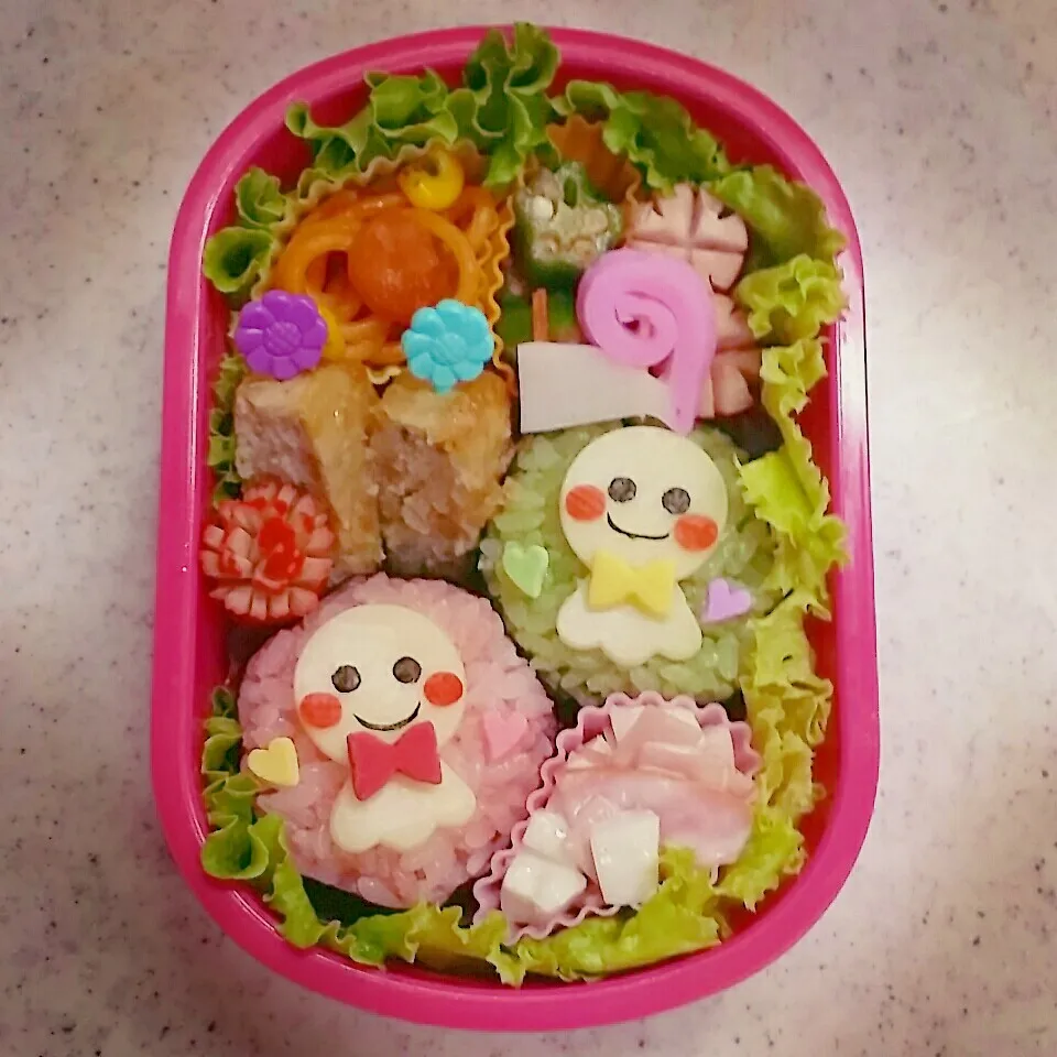 てるてる坊主弁当♪|sさん