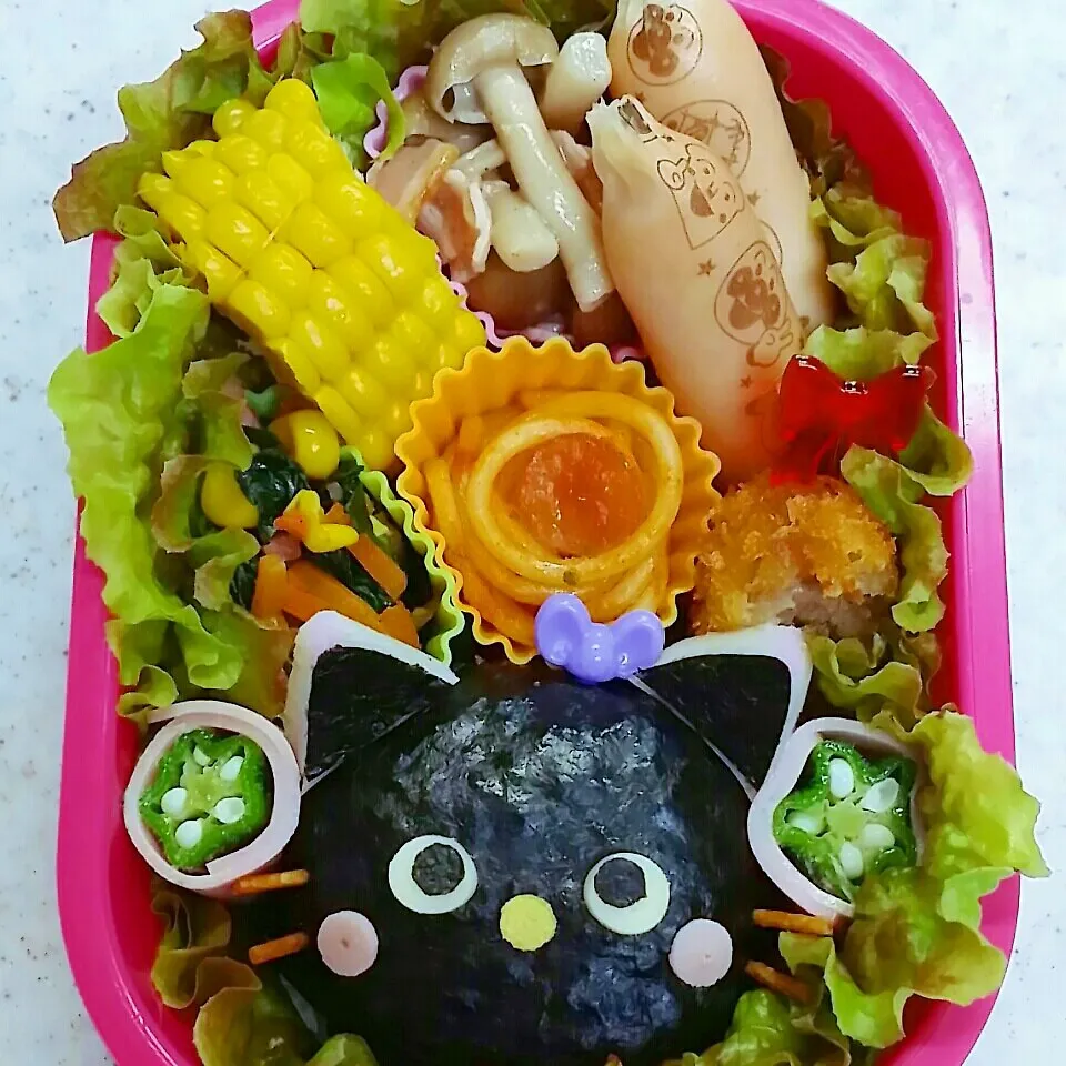 黒ねこちゃん弁♪|sさん