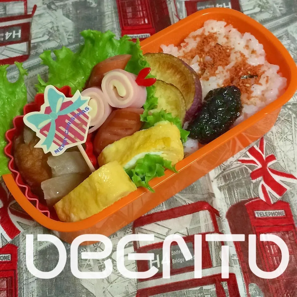 Snapdishの料理写真:( ´ ▽ ` )ﾉ JKのお弁当♪♪|cafechanさん