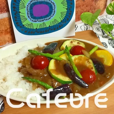 ヾ(＠^▽^＠)ﾉ 夏野菜カレー☀︎|cafechanさん