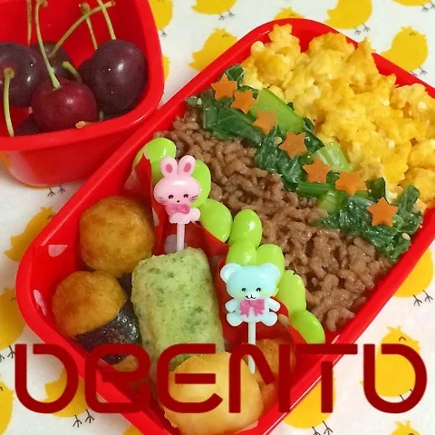 ♪(*^ ・^)ノ⌒☆ 今日のお弁当 ☆|cafechanさん