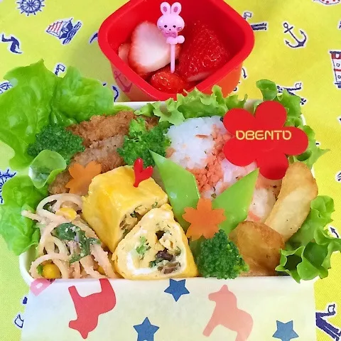 ヾ(＠^▽^＠)ﾉ  今日のお弁当‼︎|cafechanさん