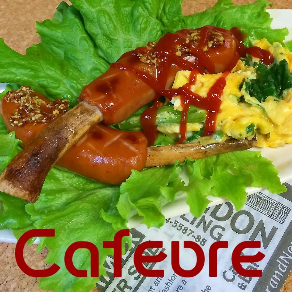 (*^^*) はじめ人間の朝ごはん‼︎|cafechanさん