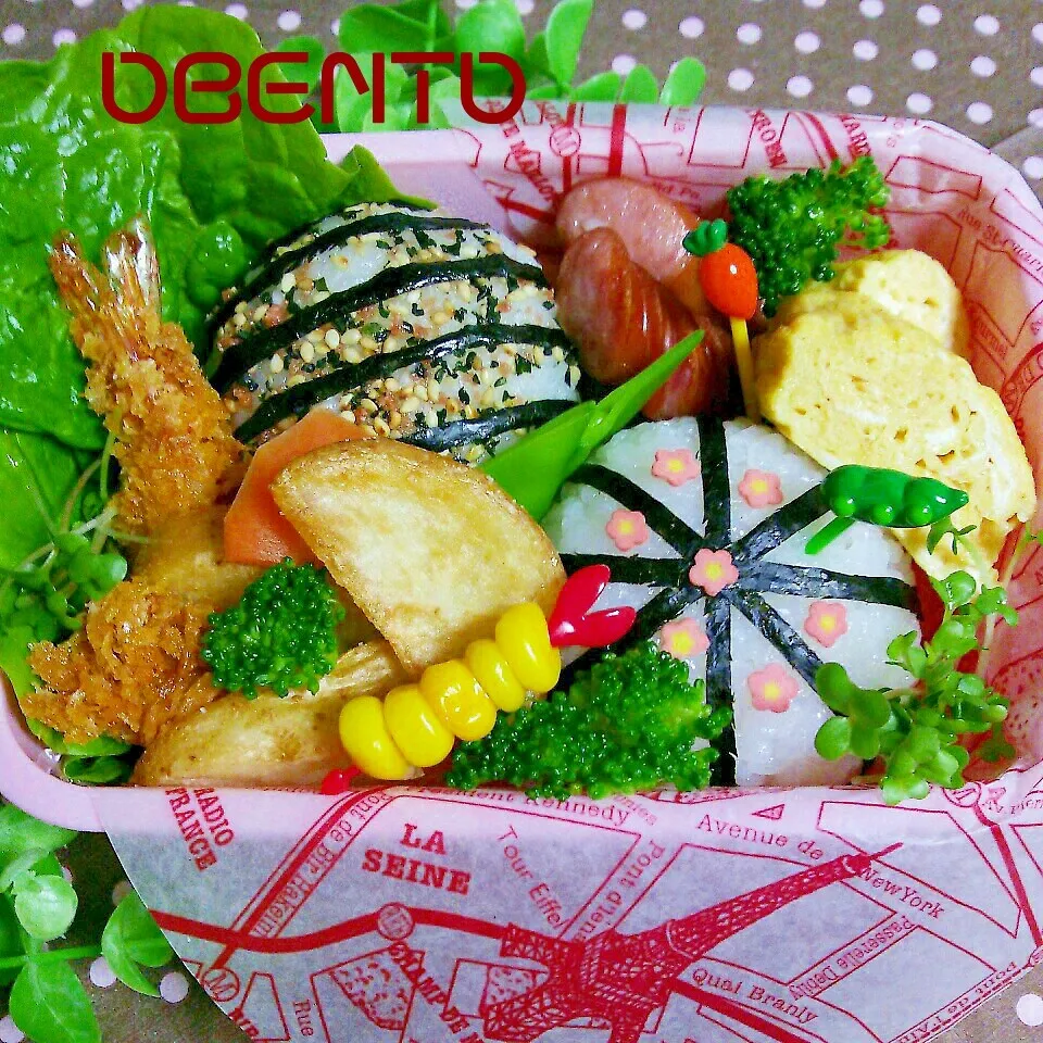 o(*⌒O⌒)ｂ 春ょ来い!! お弁当♪|cafechanさん