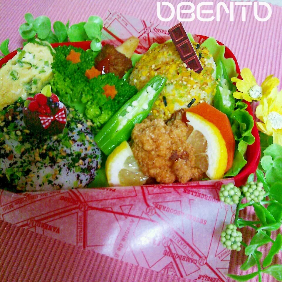 o(^o^)o  唐揚げのお弁当♪♪|cafechanさん