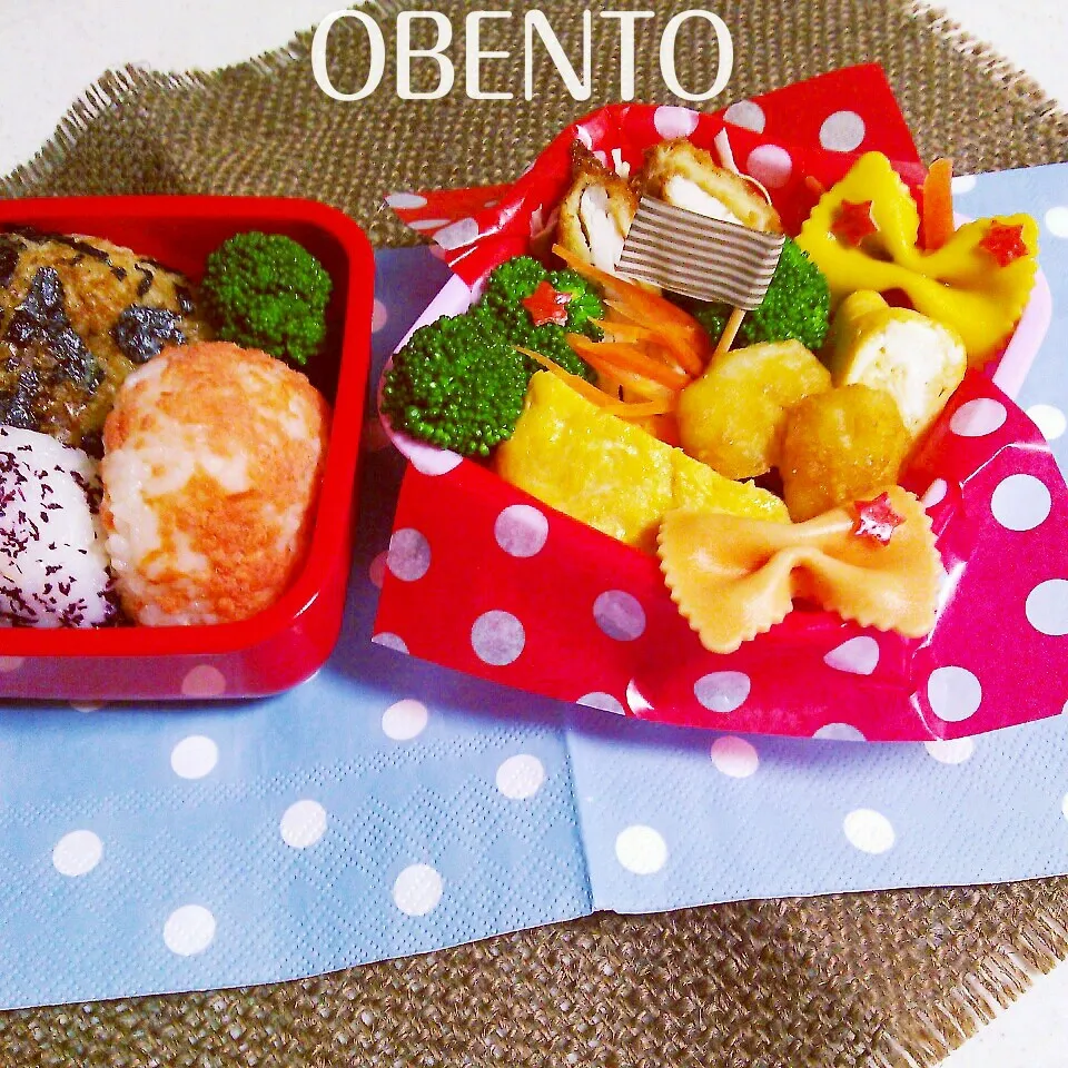 ＼(^o^)／  おにぎりのお弁当♪♪|cafechanさん