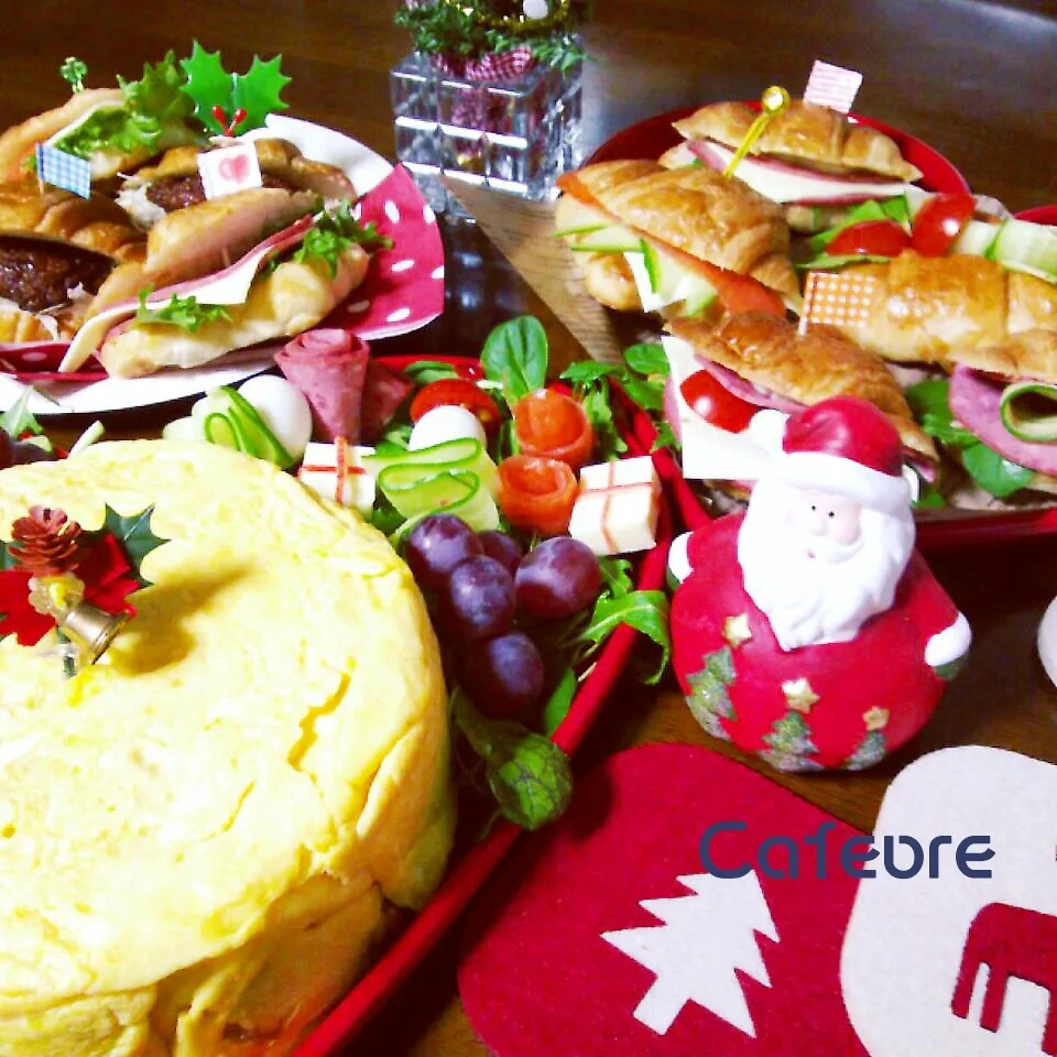 Snapdishの料理写真:＼(^o^)／  クリスマスパーティー♪♪|cafechanさん