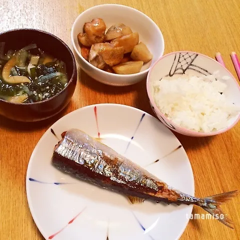 Snapdishの料理写真:秋刀魚と里芋|tamamisoさん