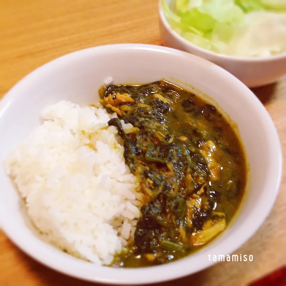 ほうれん草と鳥肉のカレー|tamamisoさん