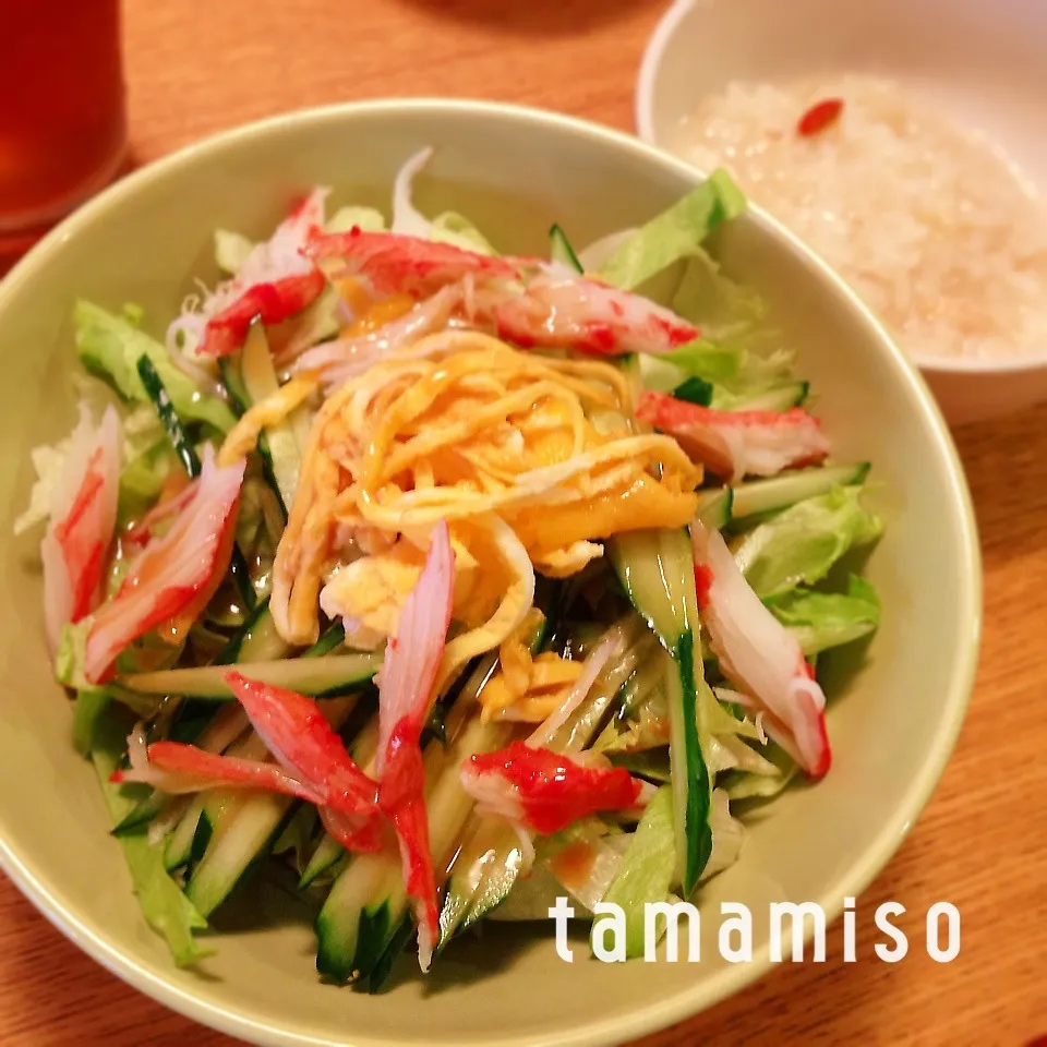 今年初の冷やし中華|tamamisoさん