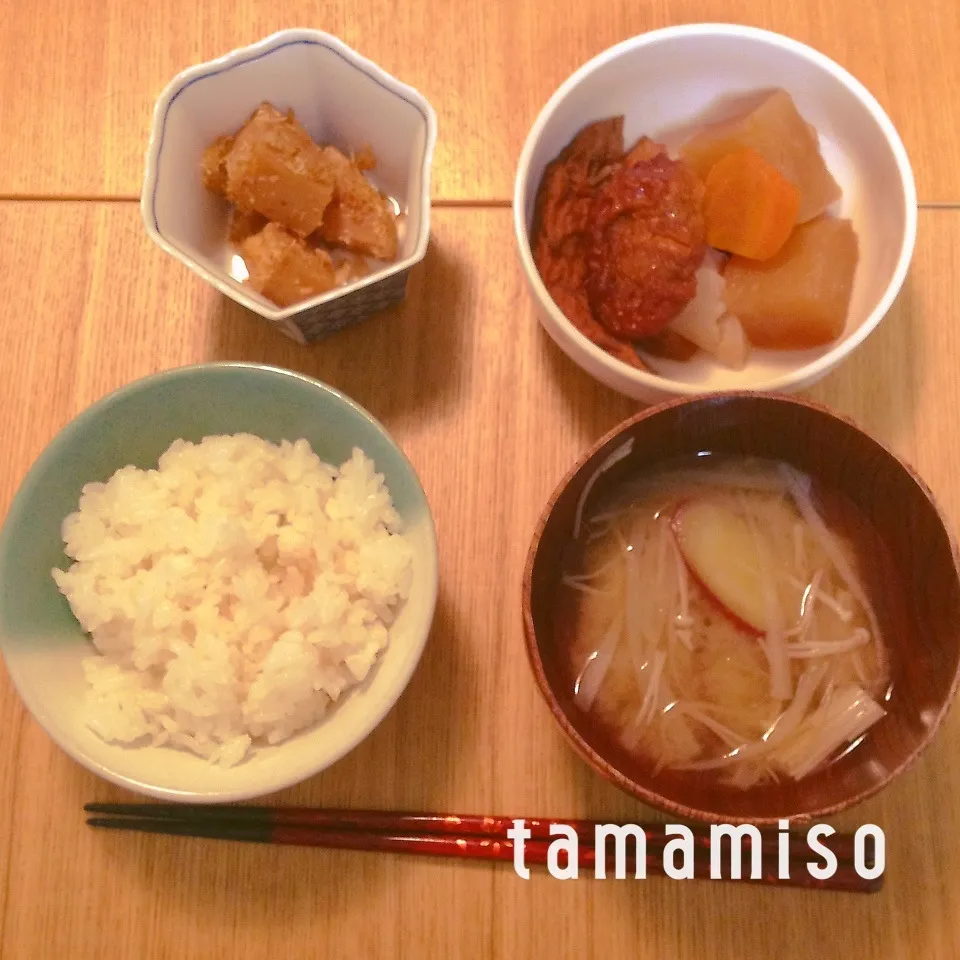 大根多めの夕飯|tamamisoさん