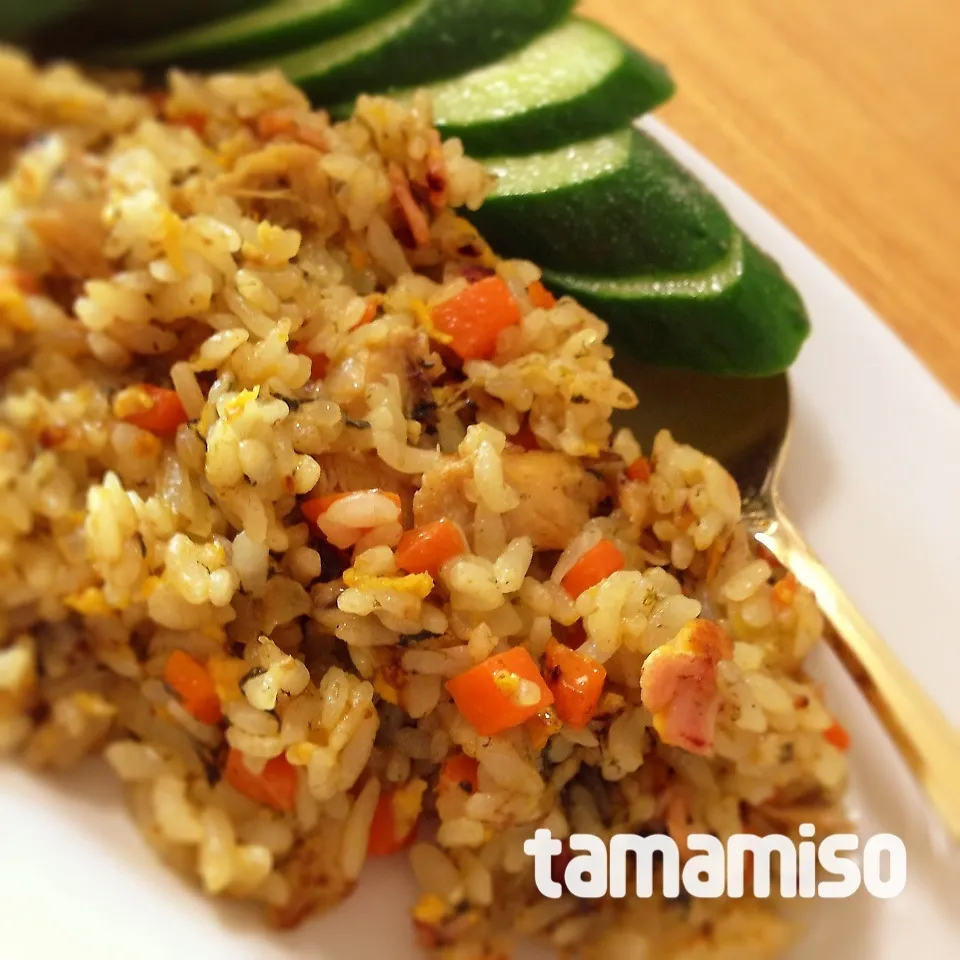 カレーチャーハンの昼食|tamamisoさん