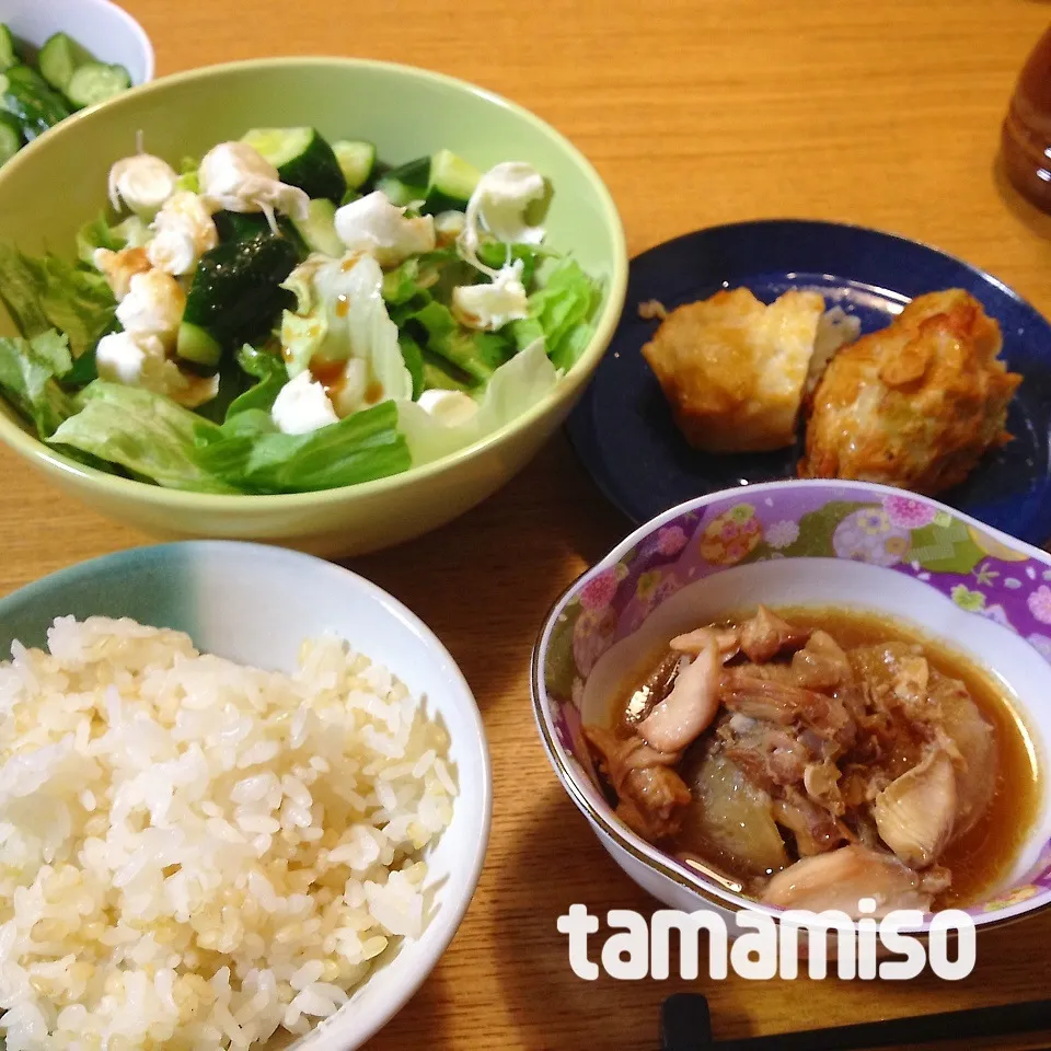 サラダがメインの夕飯|tamamisoさん