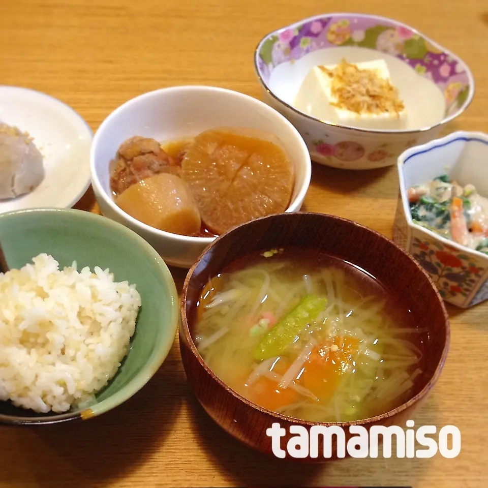 Snapdishの料理写真:野菜豊富な夕飯|tamamisoさん