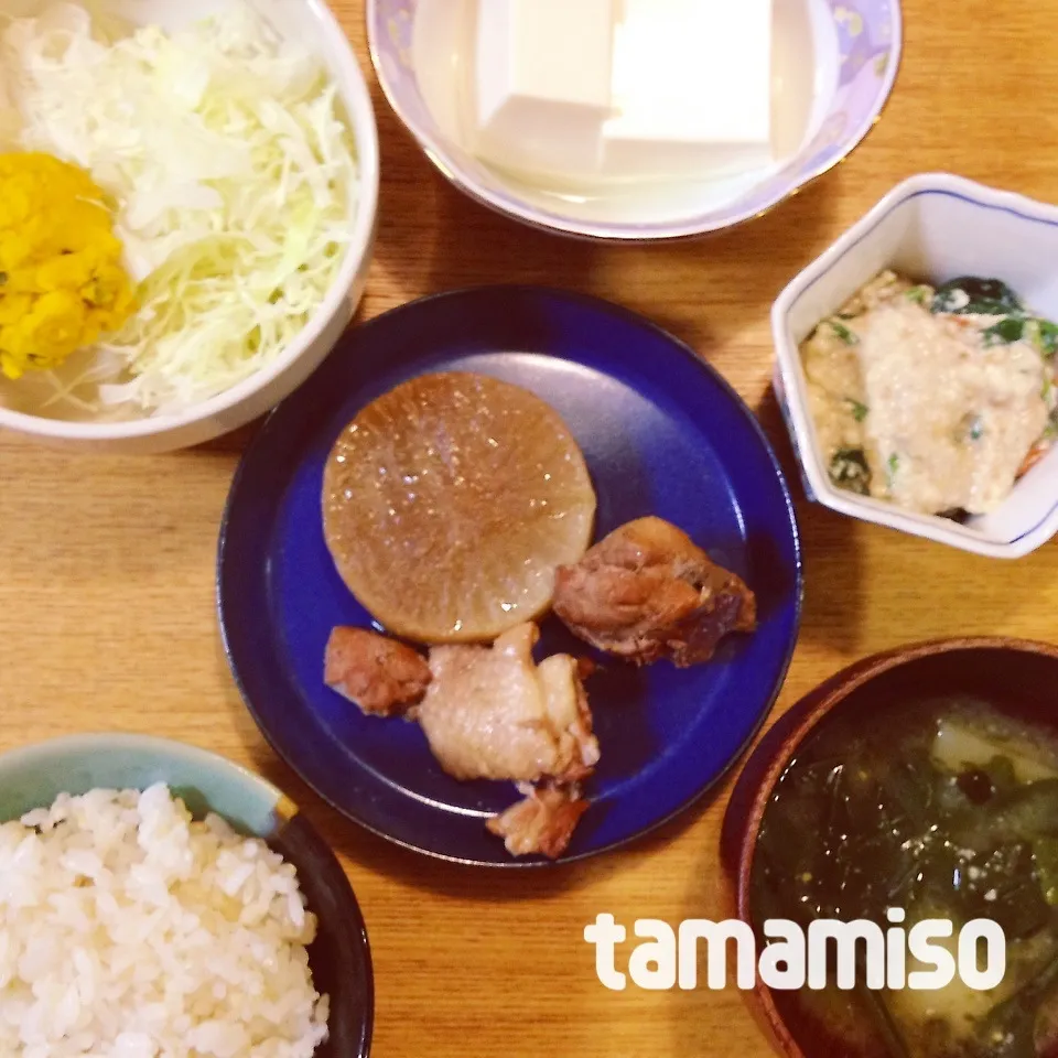 鳥大根の夕飯|tamamisoさん