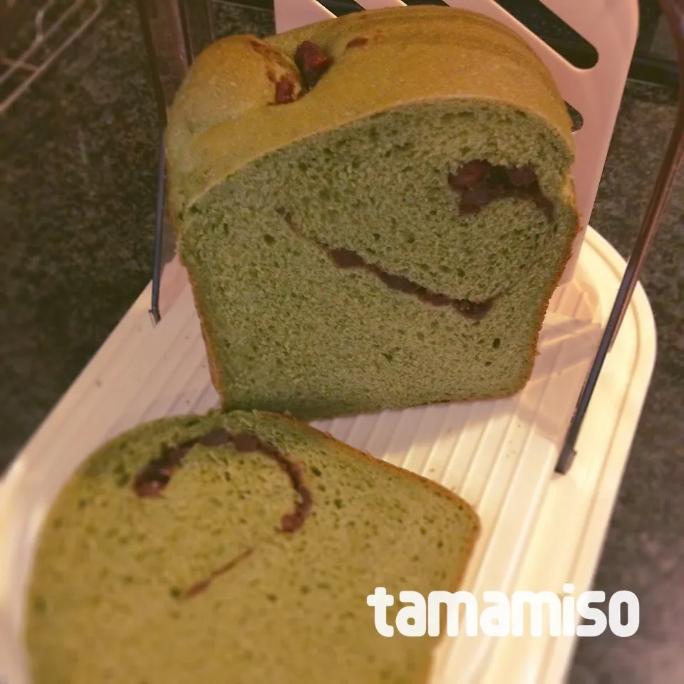 抹茶あずきパン|tamamisoさん