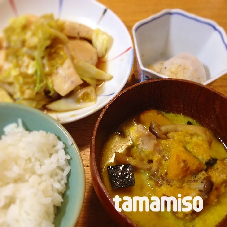 お母さんの美味しいスープの夕飯|tamamisoさん