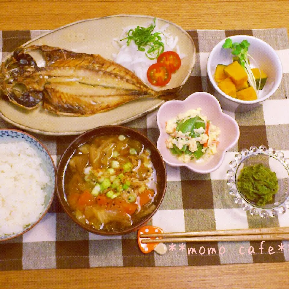 Snapdishの料理写真:3/25(月)**ほっこり和食dinner**|ももさん