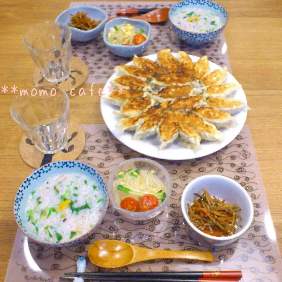 1/6(日)dinner*七草粥*|ももさん