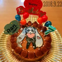 Snapdishの料理写真:娘のお誕生日ケーキ🍰|Reichangさん