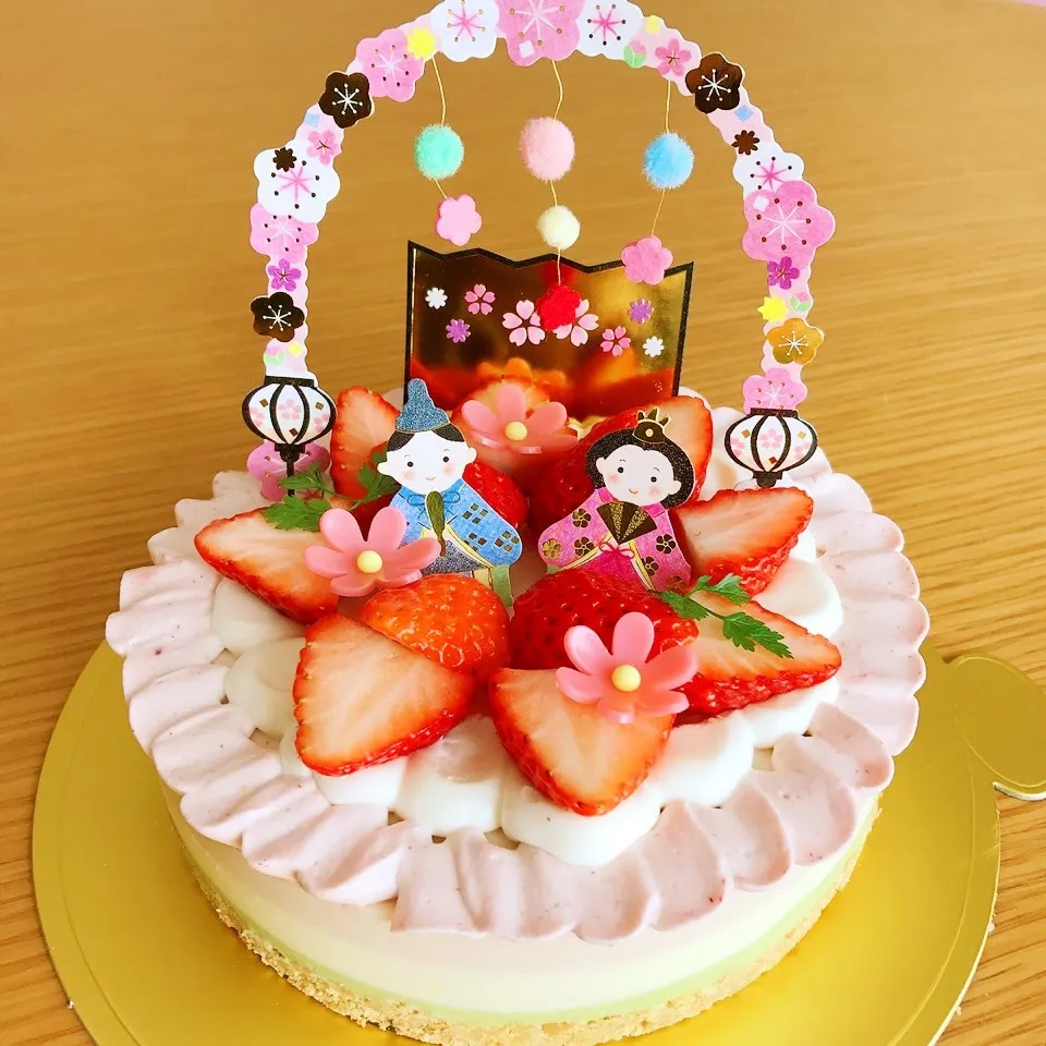 ひな祭りケーキ🎂🎎🎂|Reichangさん