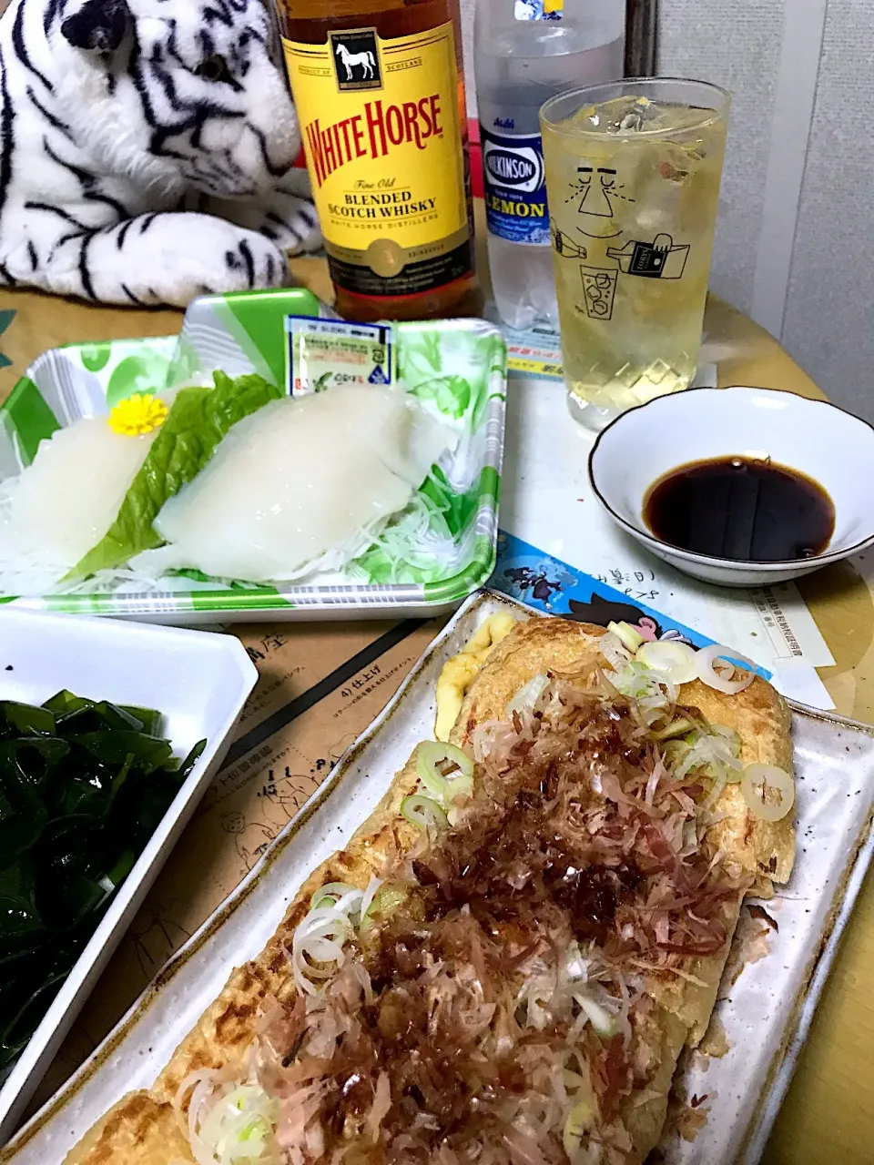 栃尾油揚げと烏賊刺しで🍻|Minor.SSKさん