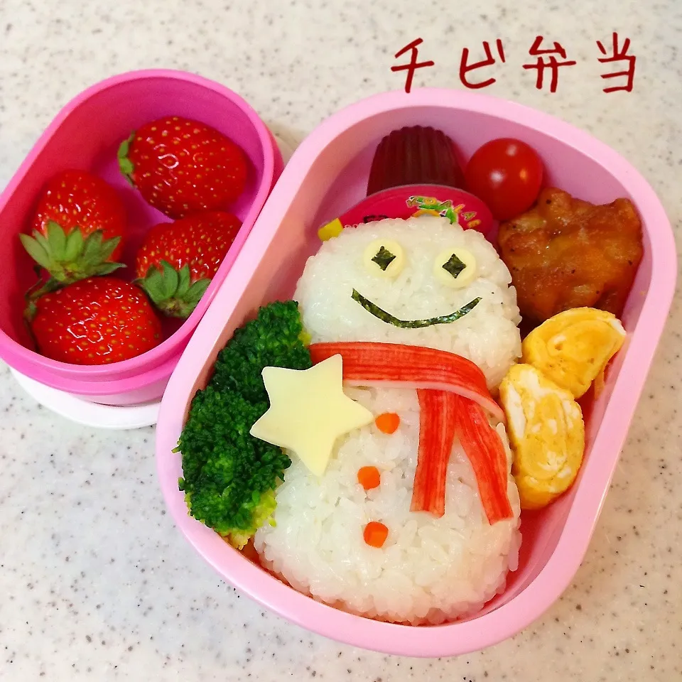 雪だるま弁当|とももさん