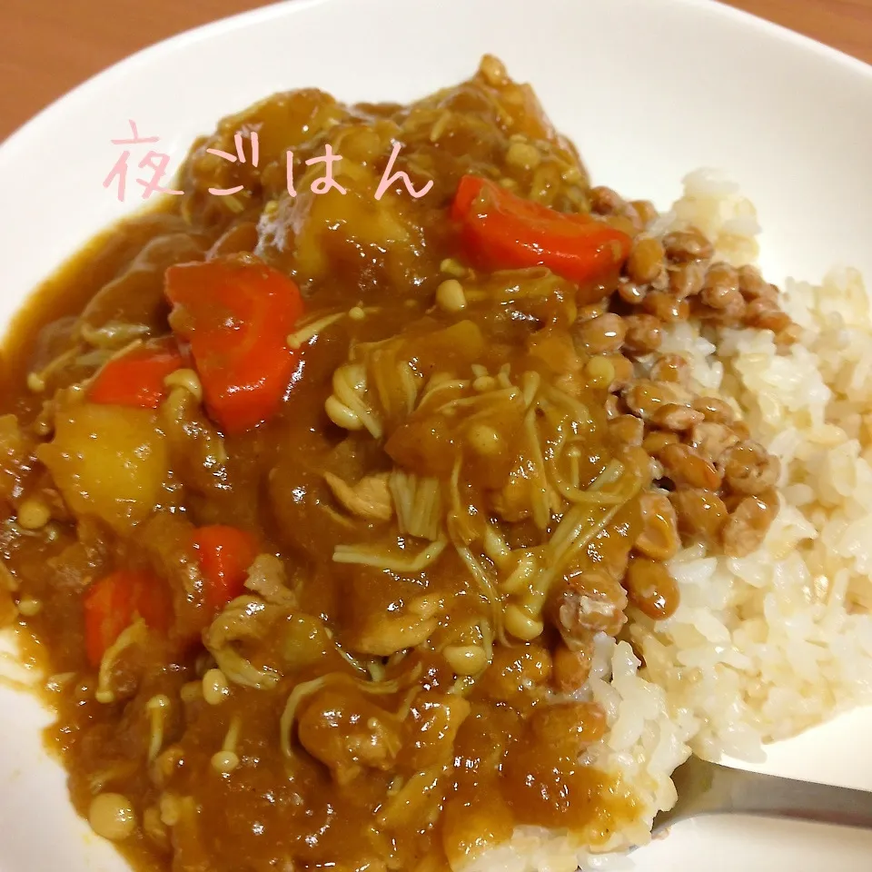 納豆カレー|とももさん