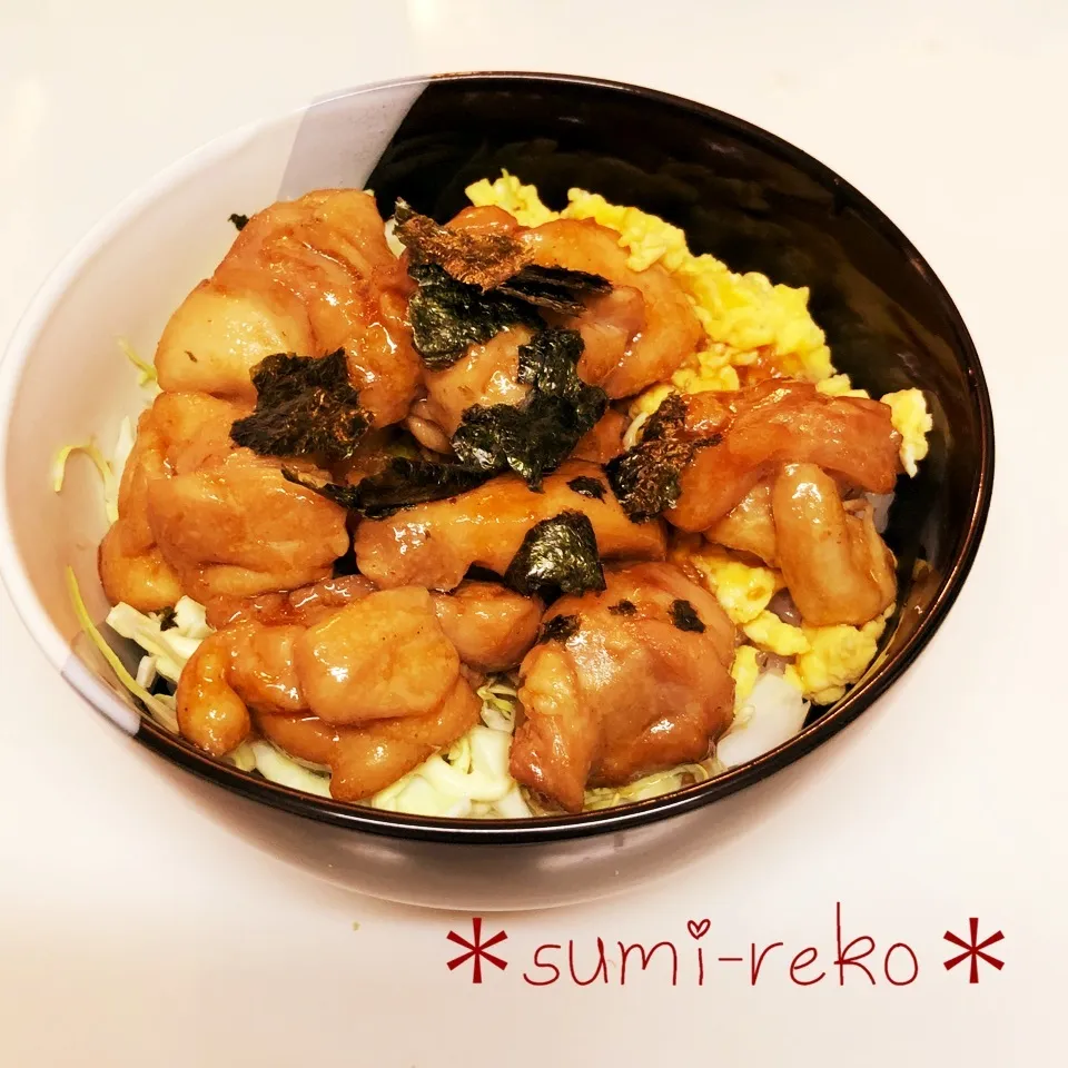 焼き鳥のタレで焼き鳥丼♪|sumire-koさん