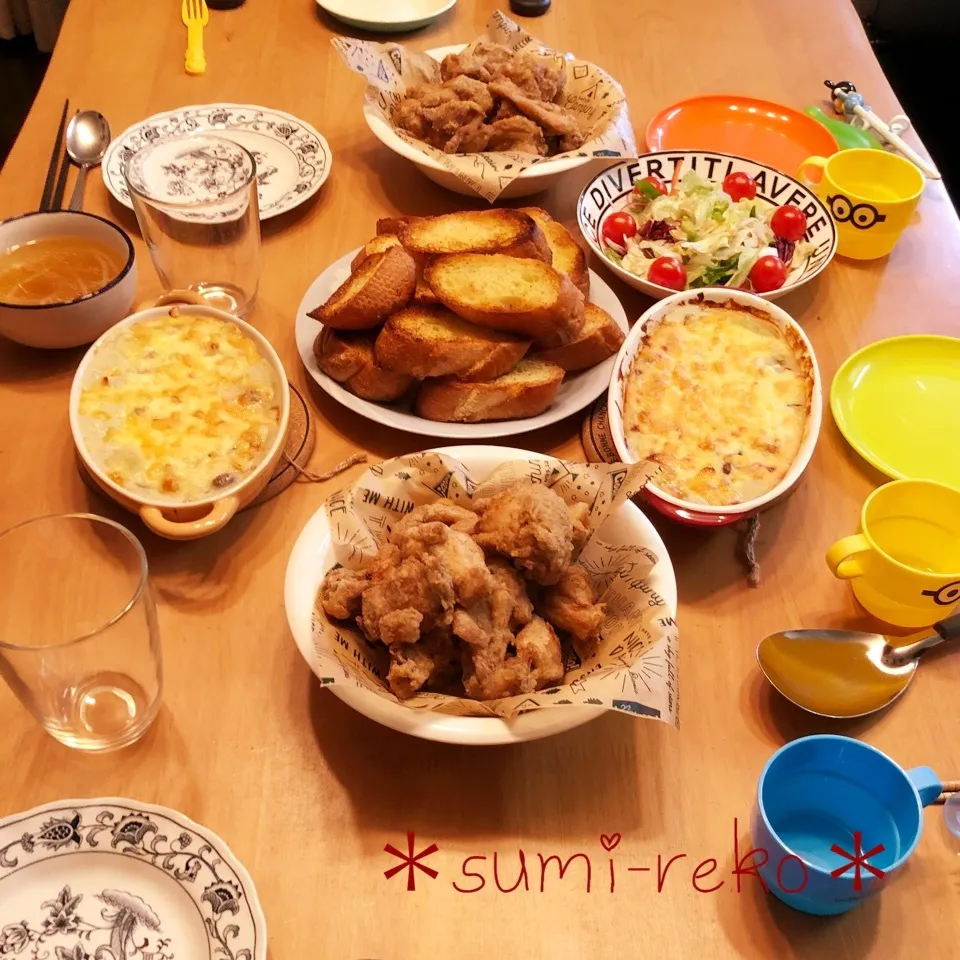 Snapdishの料理写真:旦那 誕生日お祝いディナー🍽|sumire-koさん